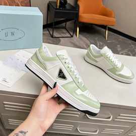 2024新款秋季运动休闲板鞋情侣款拼色小白鞋增高字母皮篮球鞋跑鞋