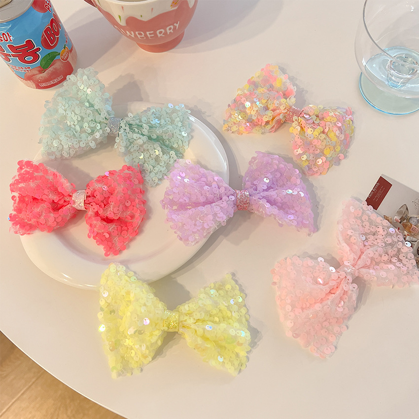 Simple Sequins Fashionl Candy Color Cute Hairpin Hair Accessories display picture 5