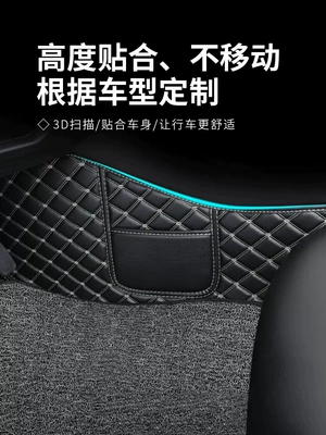 Universal Foot Pad – Rear Car Mats with Wire Rings