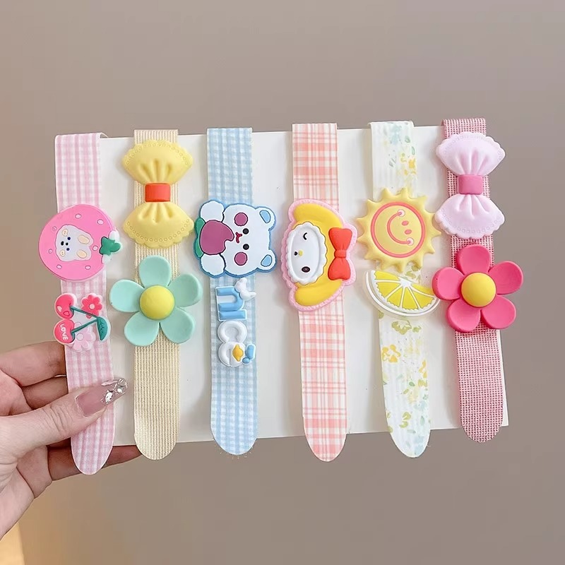 Baby Bangs pegatinas Velcro acabado pelo roto artefacto accesorios para el cabello de los niños 2024 Nuevas pegatinas para el cabello de las niñas