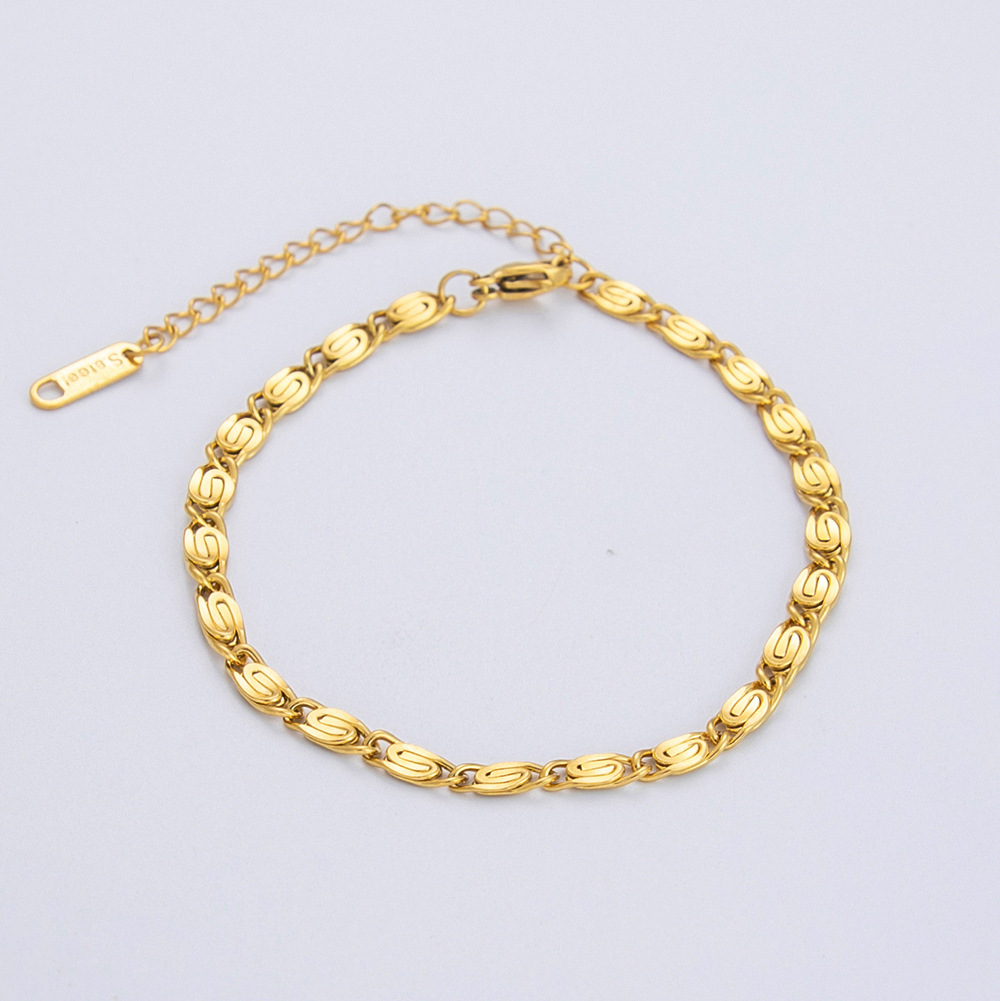 PVD Coated NEW IN HOME DECOR Solid Color 304 Stainless Steel Retro Waterproof Non Tarnish 304 Lab Created Gemstones display picture 8