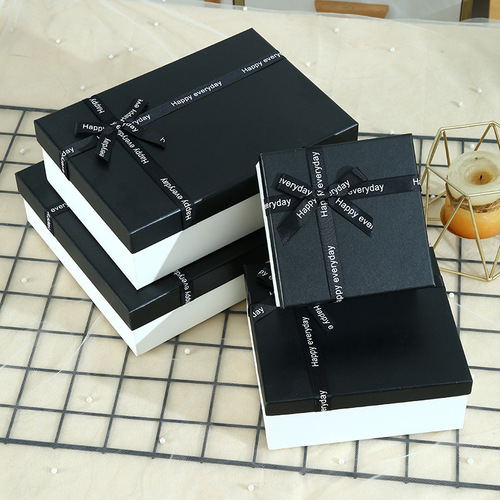 Bow gift box, Chinese Valentine's Day gift box, men's and women's gift box, exquisite packaging box