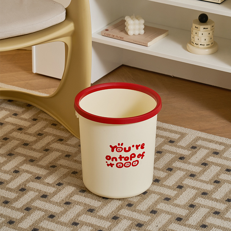 tambor de basura de alto valor nominal anillo de presión grande capacidad de grosor dormitorio cocina doméstica dormitorio inodoro tambor de papel de inodoro