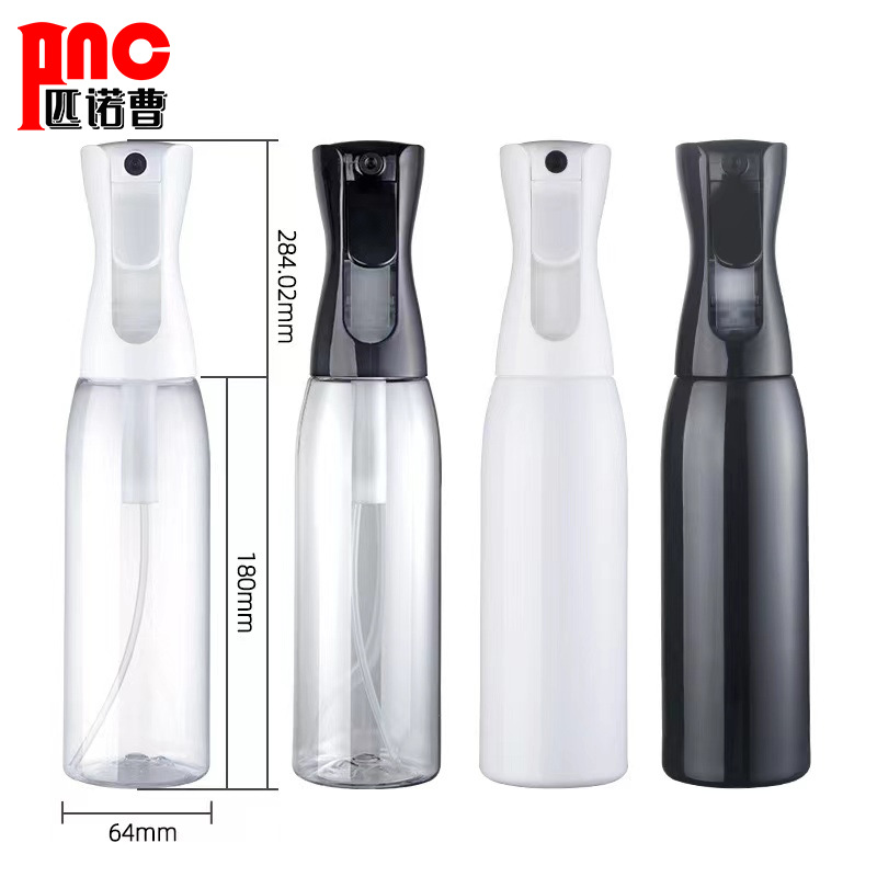 Botella pulverizadora recargable de alcohol desinfectante, botella pulverizadora continua para jardinería, hidratación, niebla fina, botella transparente recargable continua, botella sellada