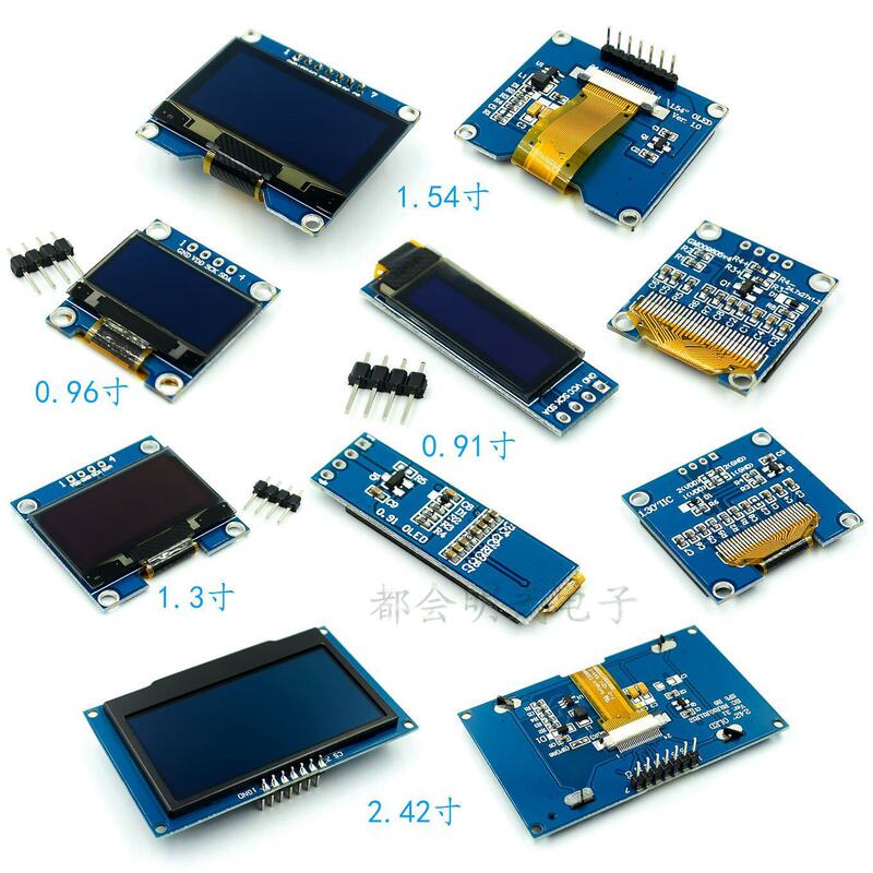 0.66/0.91/0.96/1.3/1.54/ 2.42inch White/Yellow/Blue Dual-Color Oled Lcd Display 0.66/0.91/0.96/1.3/1.54/ 2.42inch White/Yellow/Blue Dual-Color Oled Lcd Display