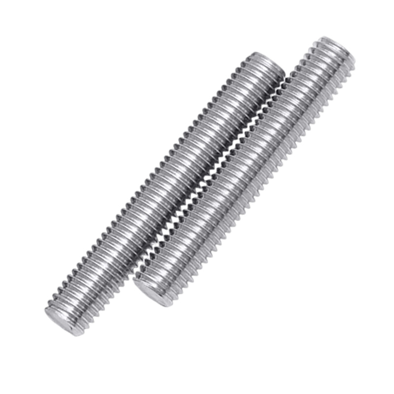 304 stainless steel threaded screw, short threaded rod stud, fully threaded threaded rod, threaded screw, headless bolt DIN976 6