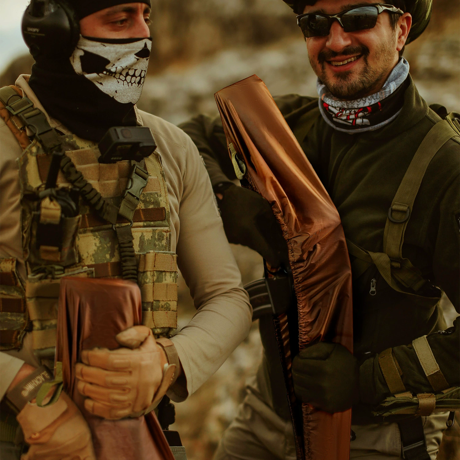 Трансграничные наружные пушки пушки пыленепроницаемый тактический кобуры многофункциональный водонепроницаемый защитный рукав