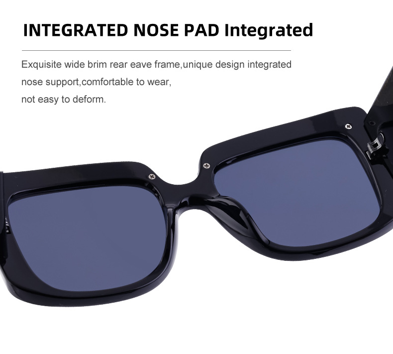 Box Sonnenbrille Für Damen Und Herren Mit Großem Rahmen_voghion.com