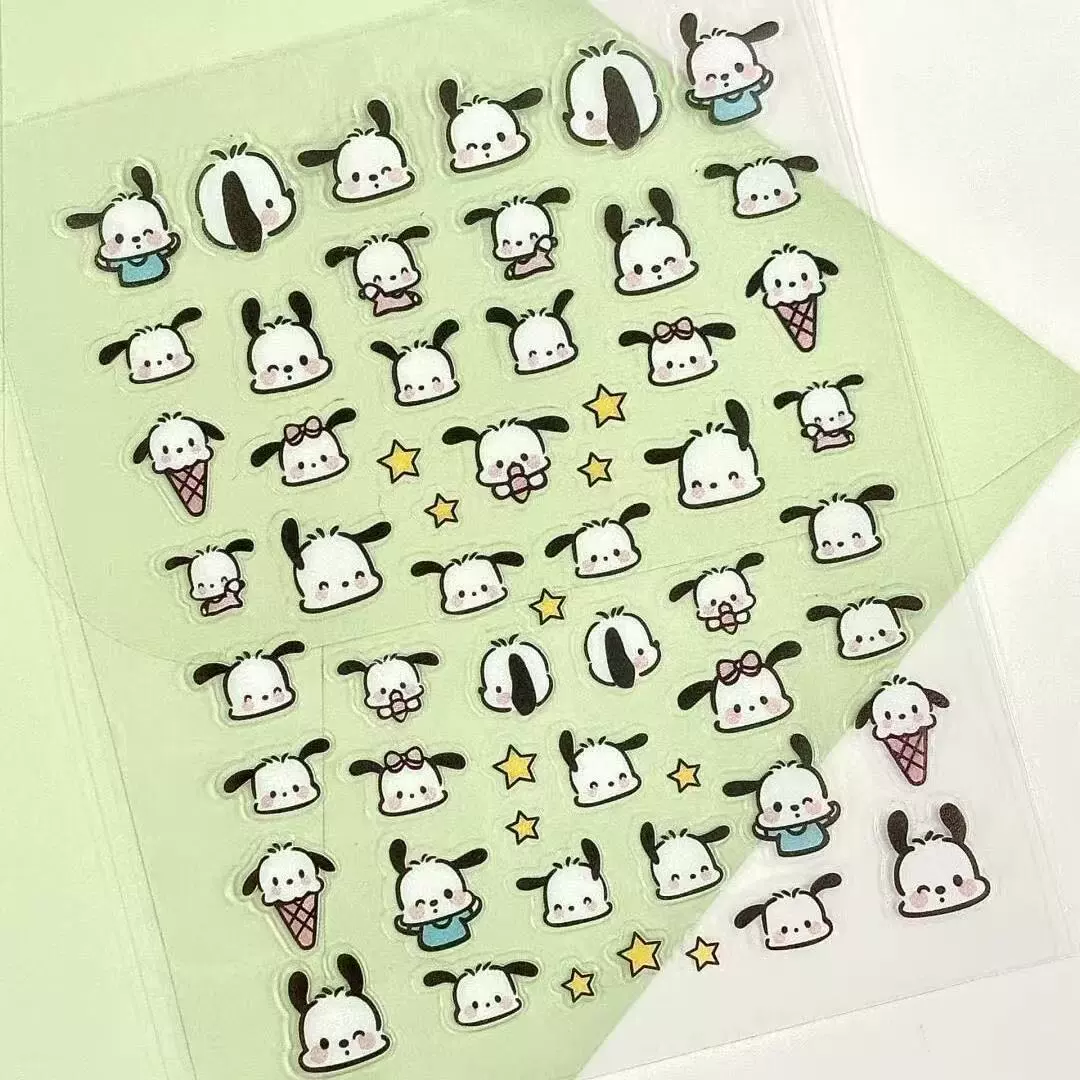 Sanrio Paca собака мини мультфильм водонепроницаемый прозрачный ПВХ наклейка для ручного дневника стакан для украшения милые наклейки