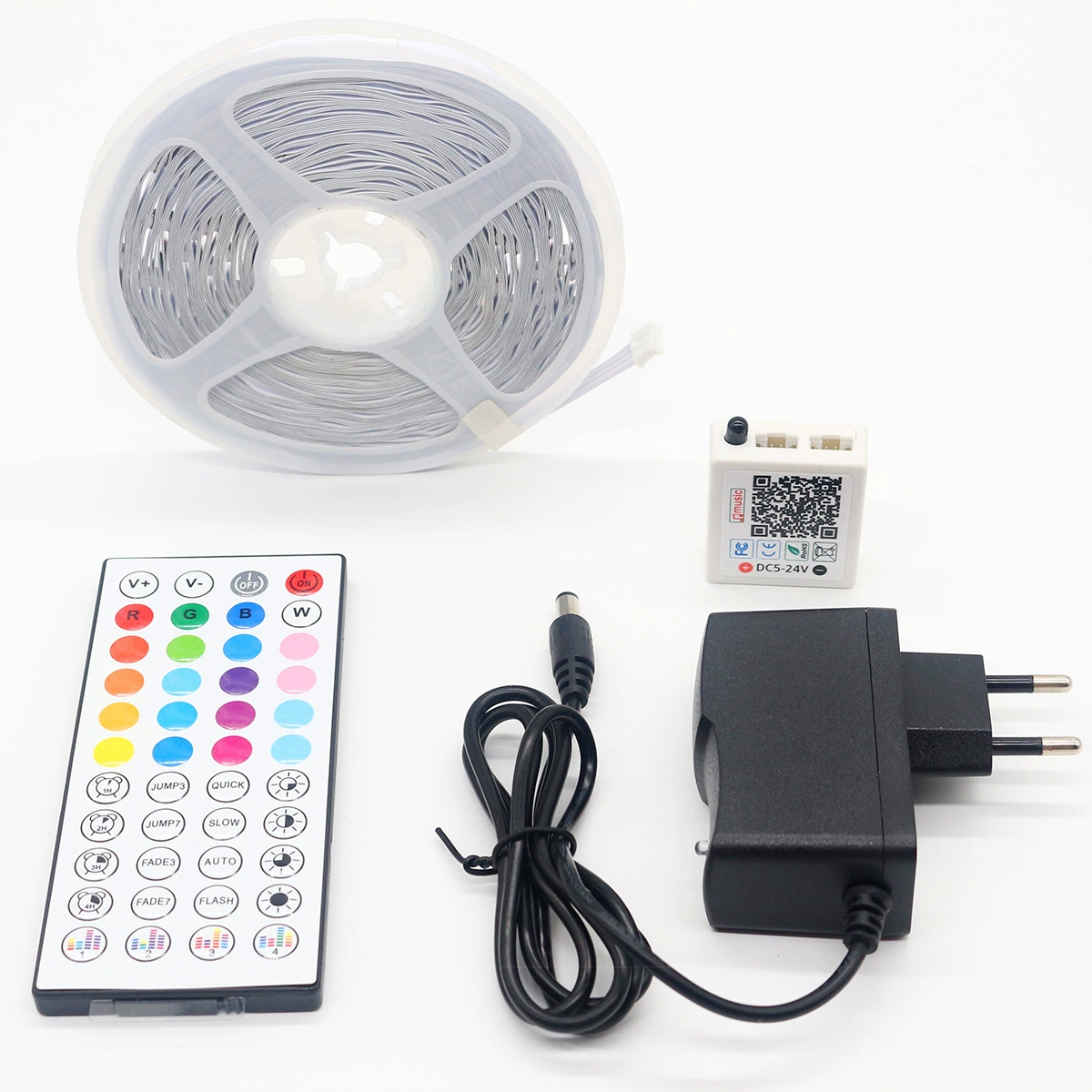 Новый разъем PH2.0 44-клавишный Bluetooth музыка 3535RGB лампа фонарь комплект мобильное приложение голосовое управление ритм лампа пояс