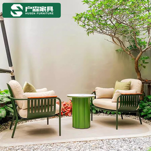 北欧户外露天沙发茶几组合露台别墅庭院阳台室外防水防晒休闲家具-阿里巴巴