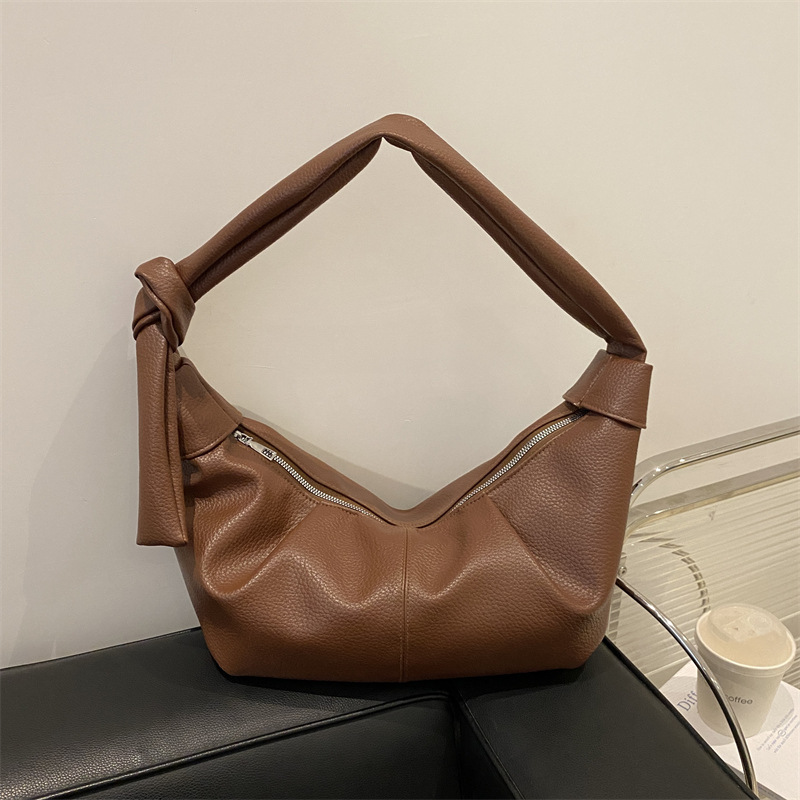 Coreana de gran capacidad retro cuero suave bolsas de calzado de calzado de estilo relajado artístico ocio viaje mochila de hombro