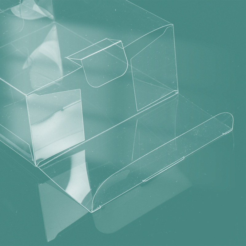 Caja de embalaje de PVC en stock caja transparente para mascotas rectangular helado caramelo fruta transparente joyería caja de plástico