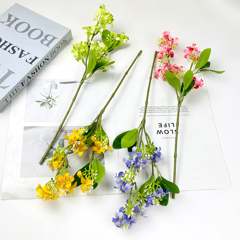 仿真迷你千里香假花欧式田园家居装饰桂花丁香花婚礼堂花艺小摆件