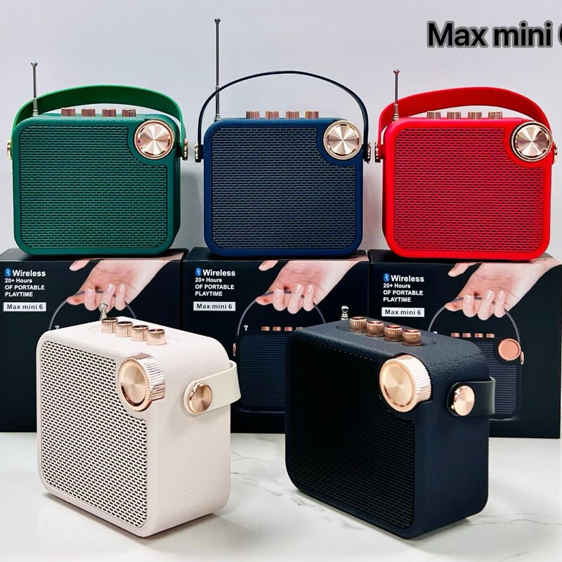 Retro-Style Mini Bluetooth Speaker, Portable Small Speaker for Home Use, Party Karaoke Gadget, Available in Multiple Colors Retro-Style Mini Bluetooth Speaker, Portable Small Speaker for Home Use, Party Karaoke Gadget, Available in Multiple Colors