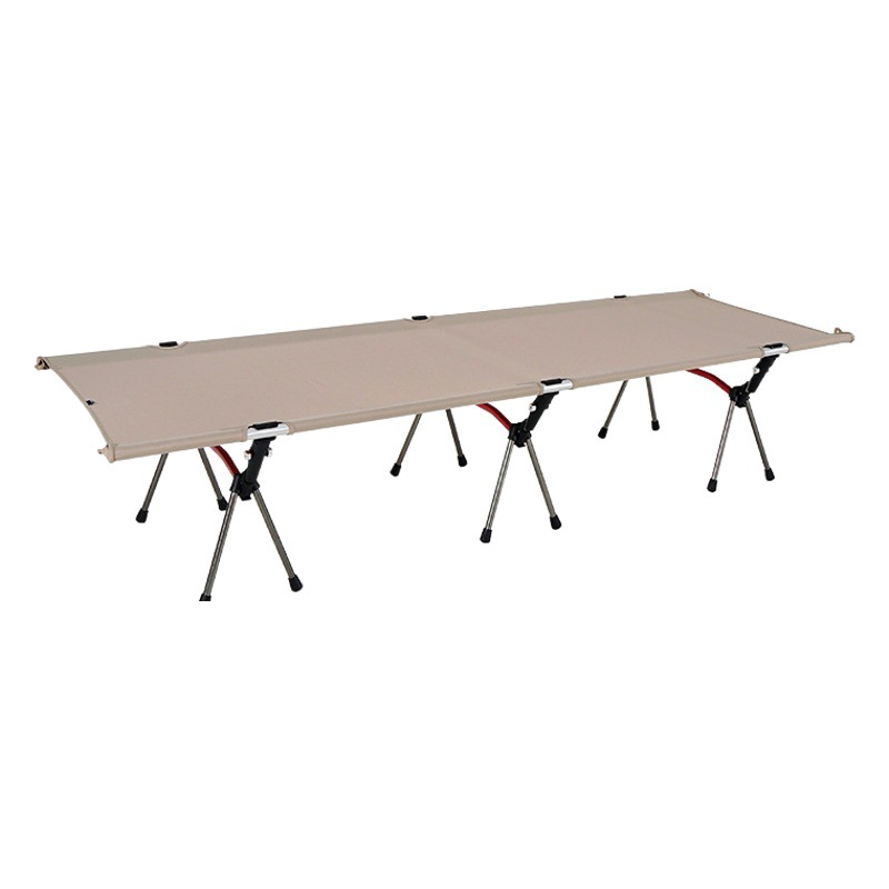 CLS outdoor camp bed 7075 aluminum alloy heightened portable outdoor camping fishing self-driving lunch break bed dual-use