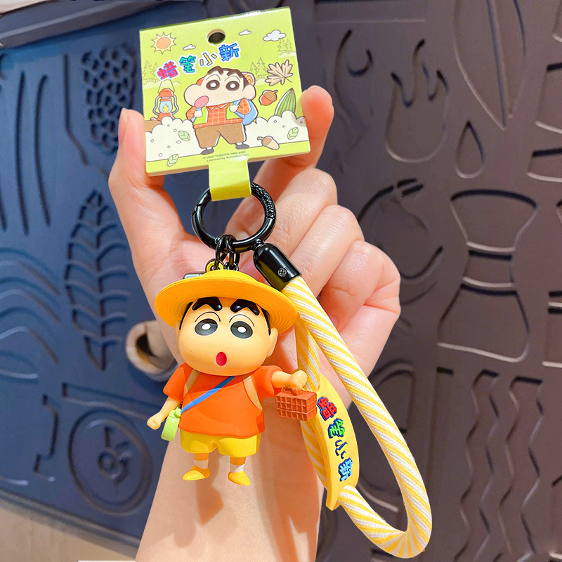 Crayon Shin-chan Outdoor Time Keychain-Outing Shin-chan