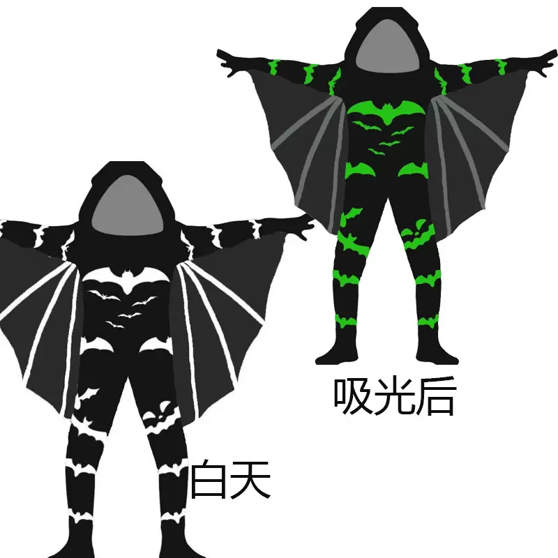 儿童男款万圣节恐怖鬼骨装派对衣服舞台表演服cosplay装角色扮演