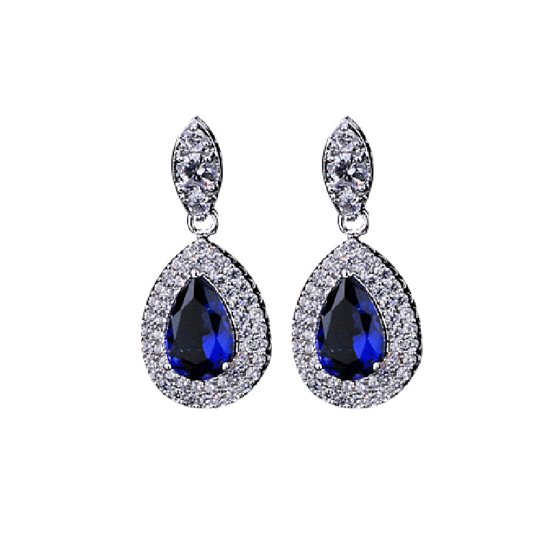 Blue Diamond-Earrings