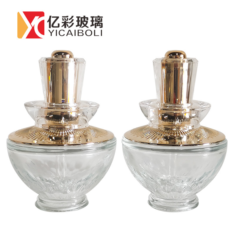 厂家现货直销30ML精华瓶 玻璃滴管瓶 按压精油瓶 法式精华瓶