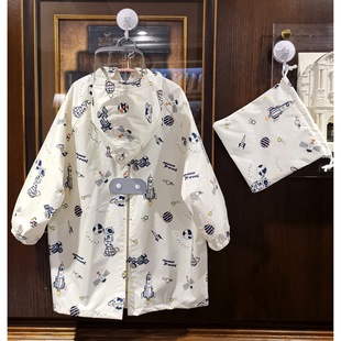 New 2024 Cartoon Thin Quick-drying Breathable Children's Raincoat Men's and Women's Kindergarten Waterproof Poncho Schoolbag for Primary School Students