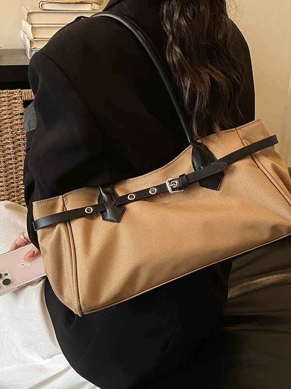 Bolso de mano de tendencia transfronteriza para mujeres 2026 verano nuevo retro simple hombro brazaleta de viaje bolsa de ocio