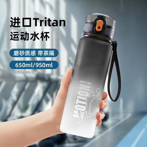 Sports Water Bottle for Men and Women, Students Water Jug, Summer New Arrival, Large Capacity, Fitness Portable Plastic Cup
