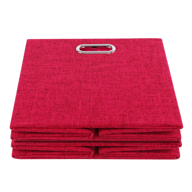 布艺折叠收纳箱家用带盖衣物收纳箱整理箱多功能无纺布防尘收纳盒