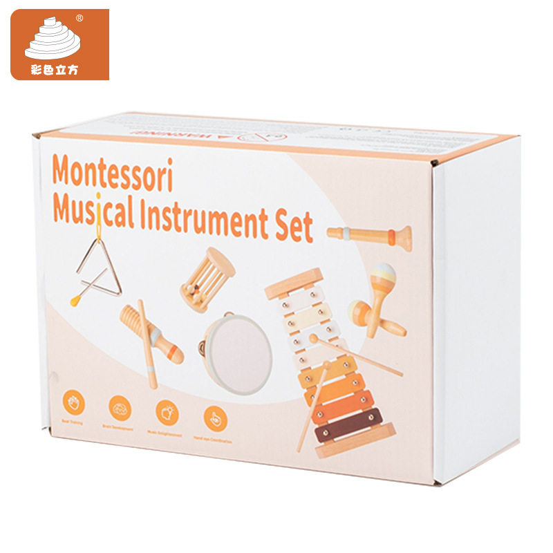CPC / CE transfronterizo Orf instrumento musical conjunto de instrumentos de enseñanza de música de percusión temprana combinación de madera juguete infantil