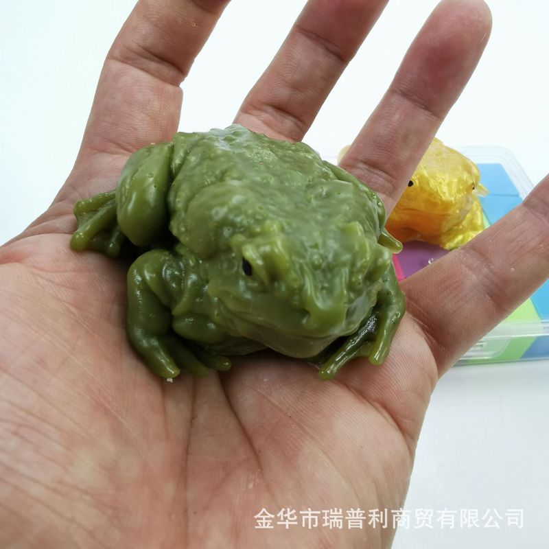 Douyin の同様なヒキガエルのピンチクリエイティブトリッキーなヒキガエル模擬カエルのベントクリスタルボールおもちゃ卸売|undefined