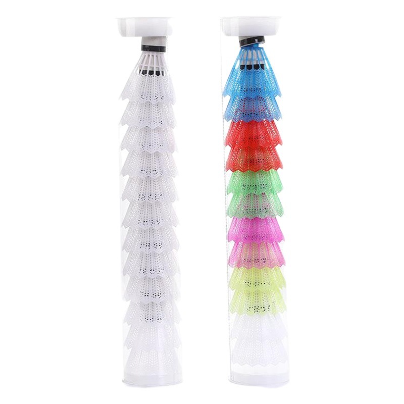 Bienes genuinos Comercio exterior Venta caliente color 12 Paquete de espuma de color cabeza de bola de plástico niños bádminton colorido al azar