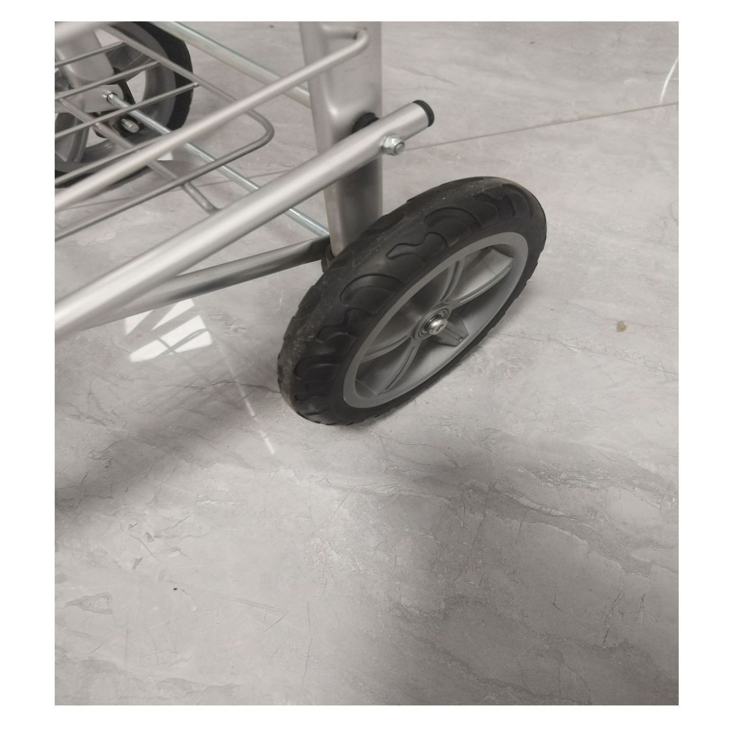 Subir escaleras para comprar verduras, pequeño conductor tirado por mano, carro plegable, portátil multifuncional, anciano, agua embalada para comprar verduras, artefacto mágico, joven