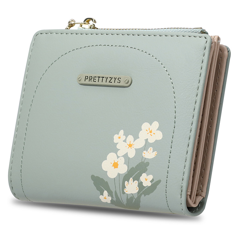 Women's Flower Pu Leather Zipper Wallets display picture 3