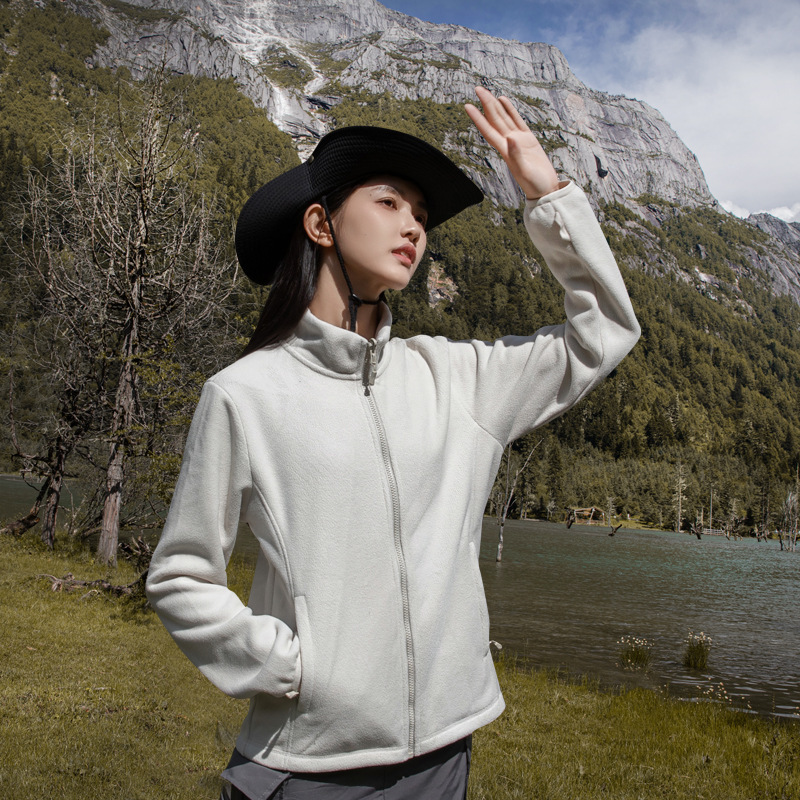 Otoño y invierno nuevo abrigo de terciopelo de pelusa mujer más terciopelo de alta sensación cardigan casual chaqueta de terciopelo de forro interior chaqueta de asalto hombre image 6