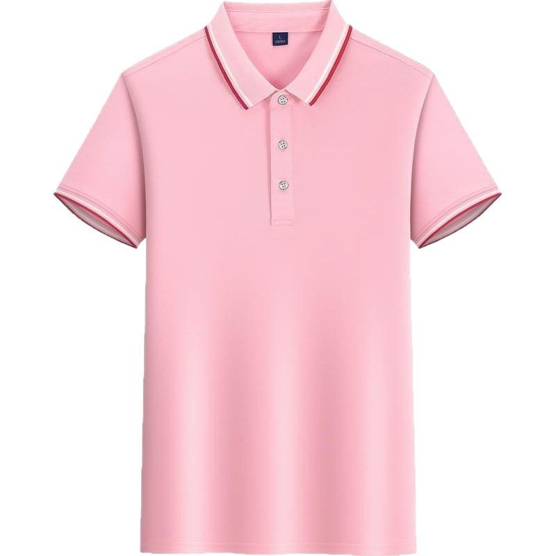 Ropa de trabajo polo camiseta impresa logotipo camiseta cultural de mangas cortas bordada ropa de trabajo de grupo de verano cómoda absorción de sudor