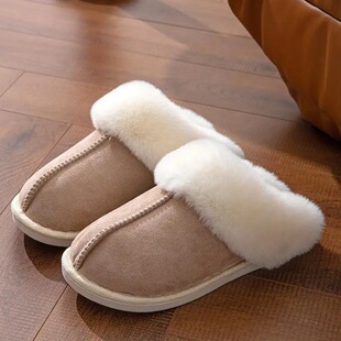 Y 65749 Furry Slippers with TPR Sole ë����Ь �W���羳