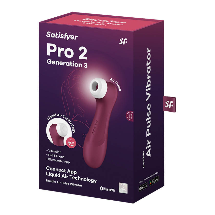 Satisfyer Pro2 G3 APP Yue Dong, versión mejorada del dispositivo de masturbación y succión erótica para mujeres adultas.