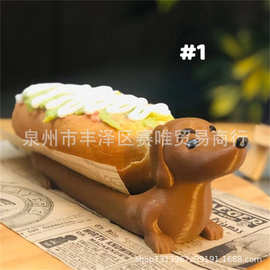跨境新款Dachshund Tray家居创意厨房腊肠犬托盘工具塑料