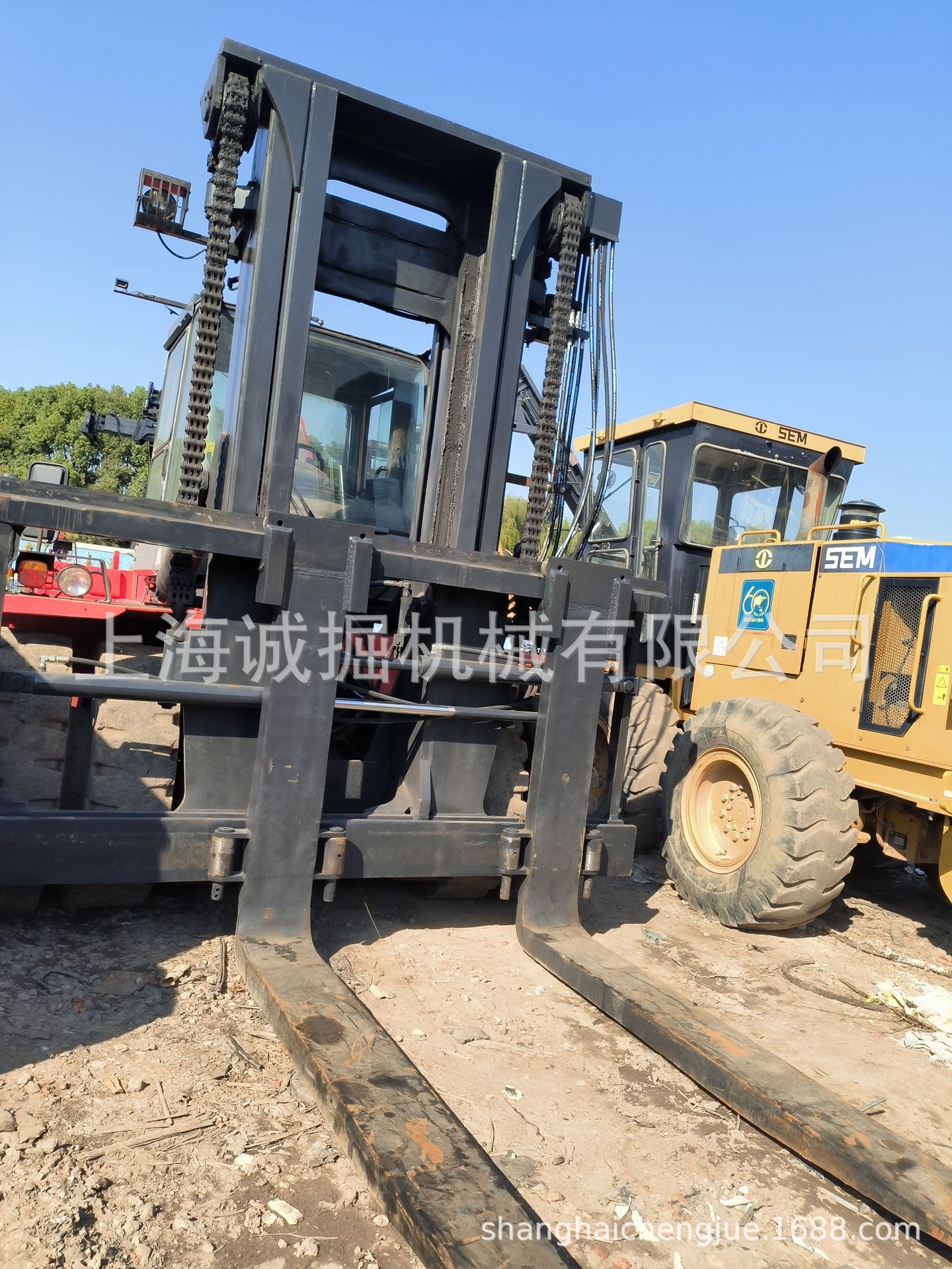 卡尔玛25吨30吨叉车小松30吨 40吨大叉车 Komatsu 300 Komatsu400