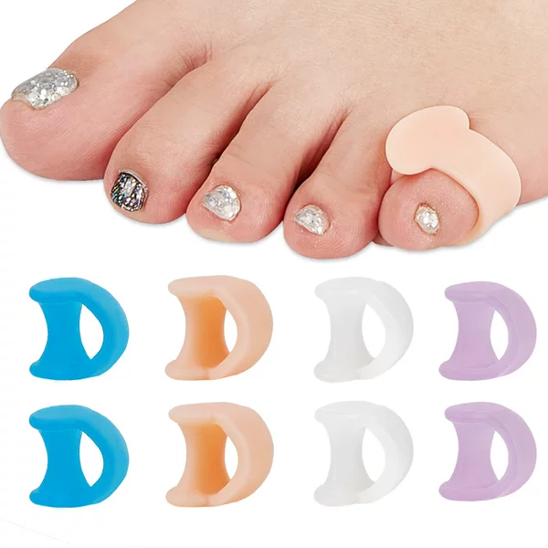 Small toe valgus orthosis overlapping toe toe splitter tail toe clip toe protector anti-wear toe sleeve