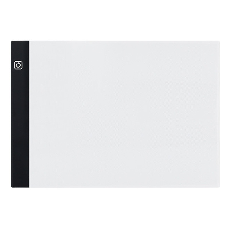 A5A4 tabla de copia LED tabla de copia de dibujos animados tablero de dibujo Led tablero de dibujo luminoso caligrafía práctica palabra tablero de copia transparente