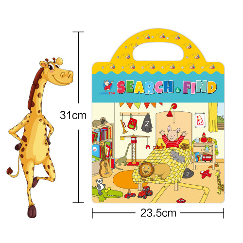 Cross-border sticker book wholesale children's 4-6 years old early education concentration training search and search scene sticker book