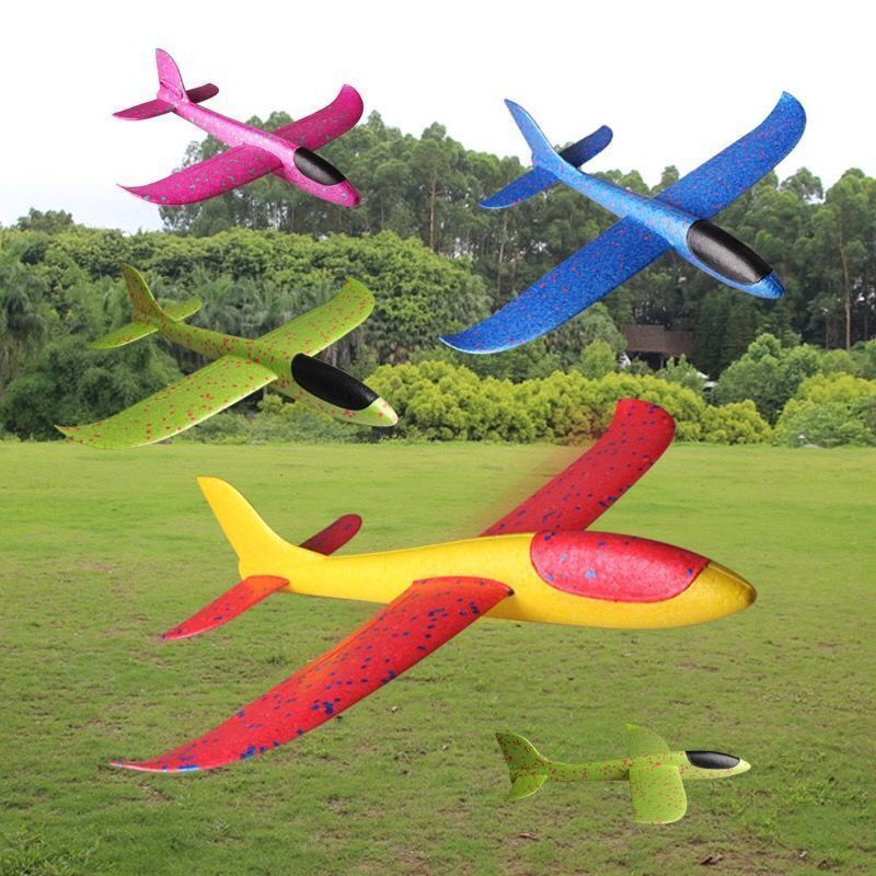 aircraft throw Glider foam model airplane children Toys outdoors Parenting Stunt aircraft Model