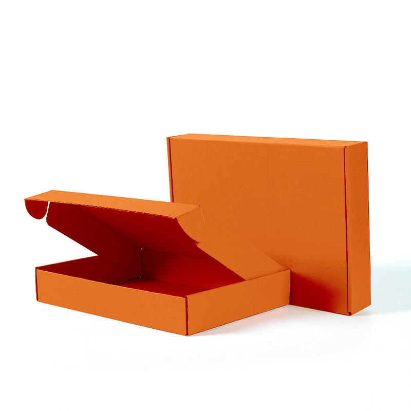 Caja de avión de color e-commerce embalaje Embalaje de ropa cartón corrugado desgaste armadura caja de embalaje logotipo impresión en color