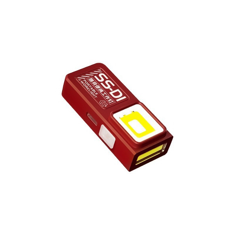 Transfronterizos nueva mini linterna alarma de protección contra el viento encendedor de carga al aire libre luz múltiple llavero de luz image 14