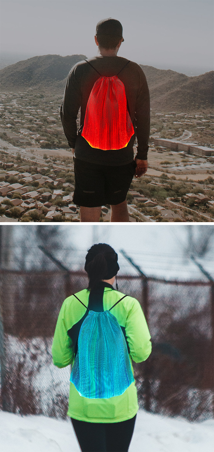 USB充电光纤布变色发光布