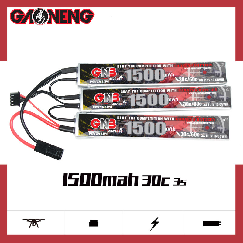 GNB high energy 1500mAh 3s 11.1v 30C is suitable for remote control toy CS real field lithium battery