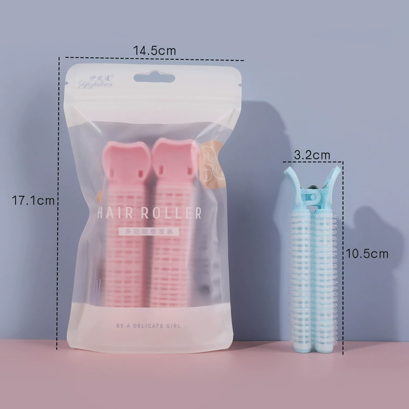 4 заколки для волос Curly Hair Grip, зажим для объема челки, переносной ролик для волос (синий/розовый/пурпурный)