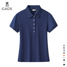GAGN�߻��ⵥt��polo��logo���칤��������Ŧ���촿ɫŮʽT��