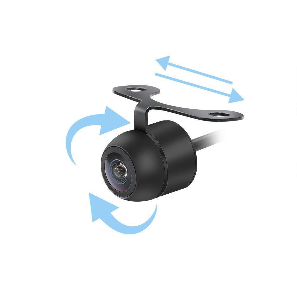 Universal Car Dashcam with Reversing Camera, Butterfly 4-Hole High-Definition Night Vision Rearview Waterproof Camera